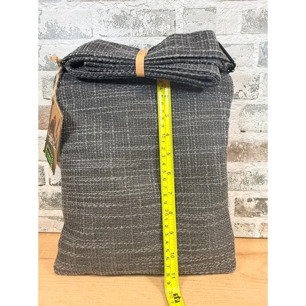 Dime Bags Multi-Purpose Traveler Bag Unisex OS Black Hemp Crossbody Zip NEW